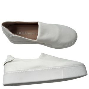 BCBGeneration  Cleo  Platform Slip On Sneakers Size 8